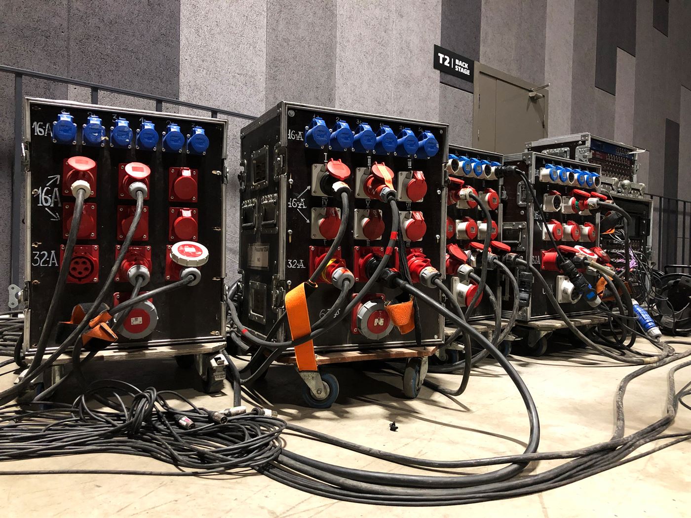 Coffrets de distribution électrique événementielle